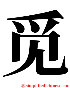 觅 serif font
