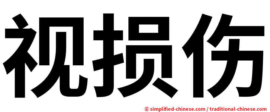 视损伤