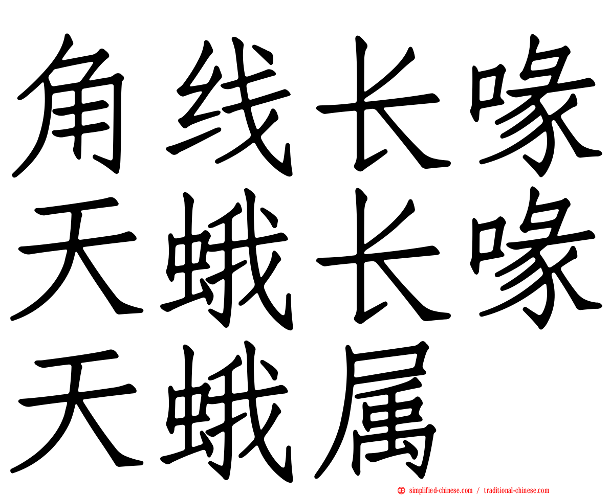 角线长喙天蛾长喙天蛾属