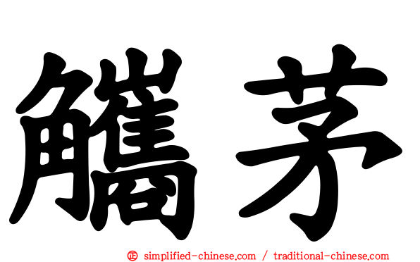 觿茅