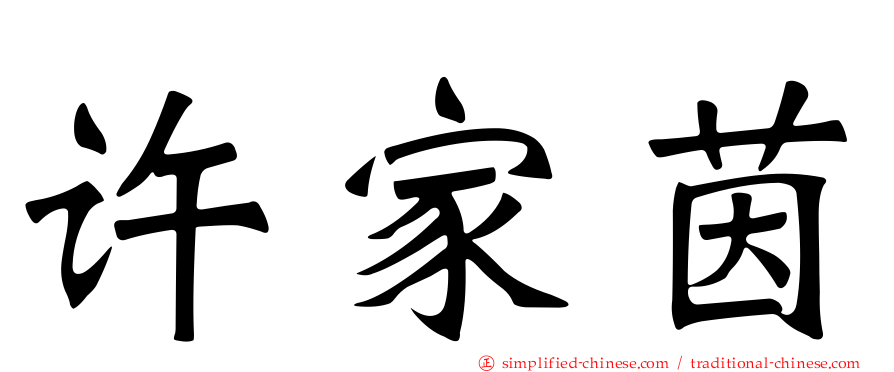 许家茵