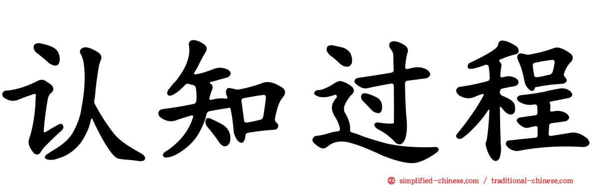 认知过程