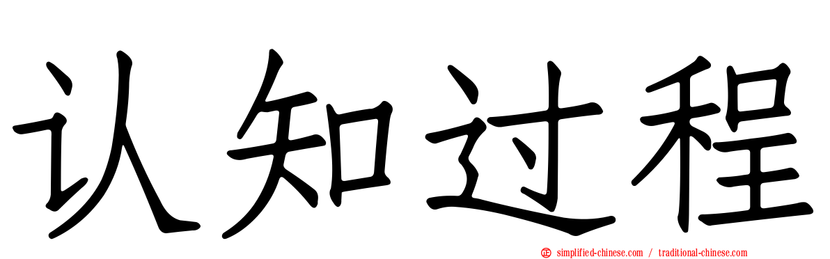 认知过程