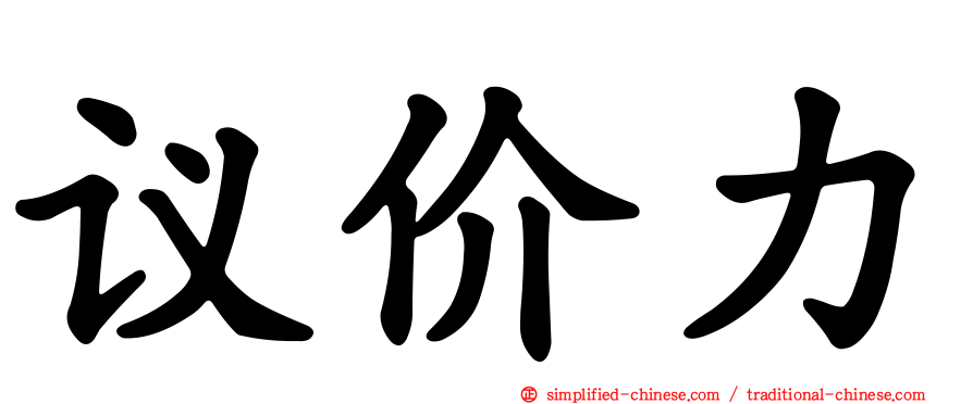 议价力