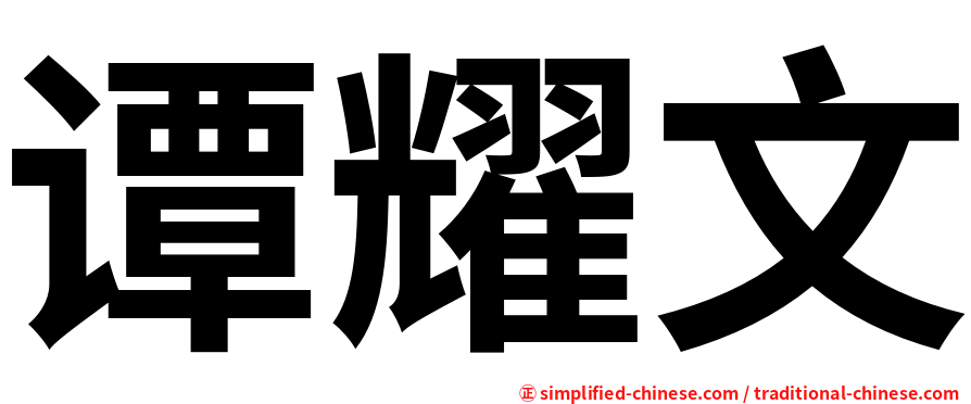 谭耀文