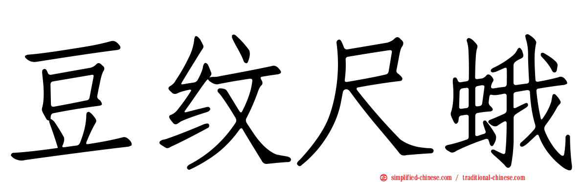 豆纹尺蛾