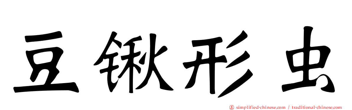 豆锹形虫