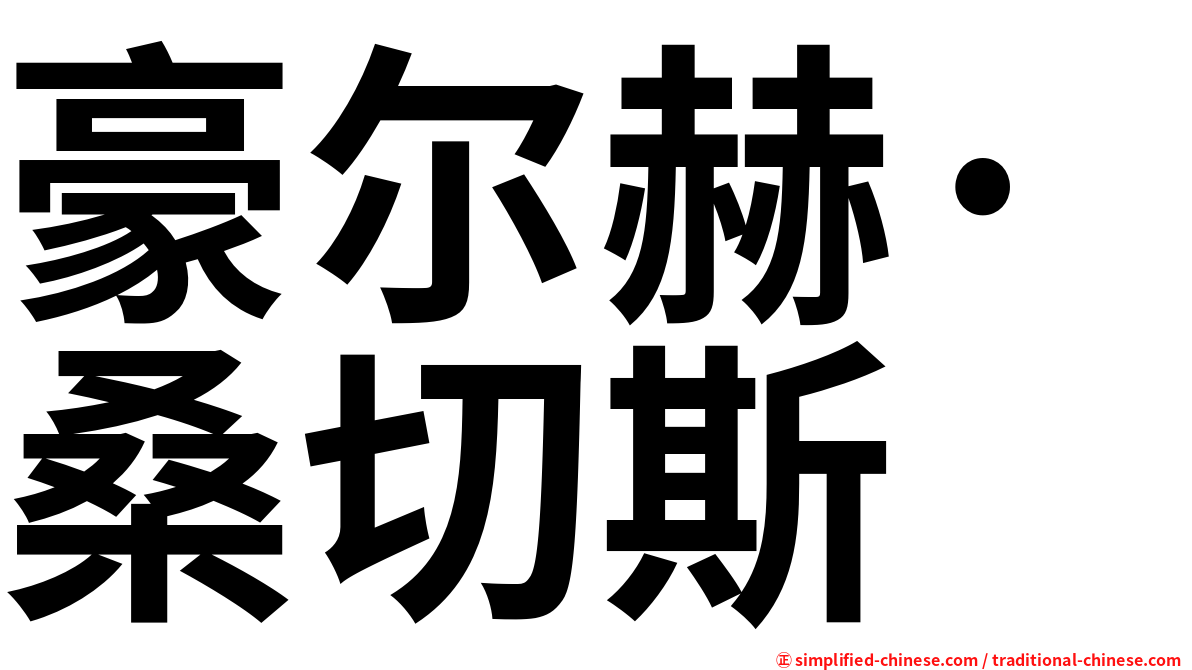豪尔赫·桑切斯