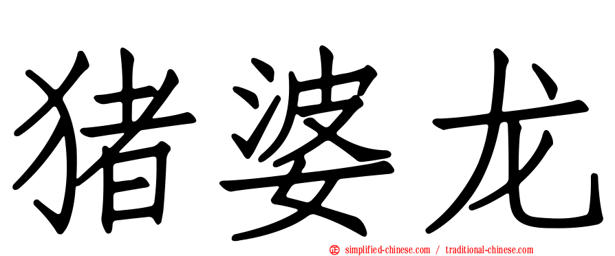 猪婆龙