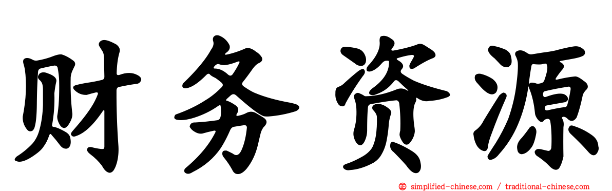 财务资源