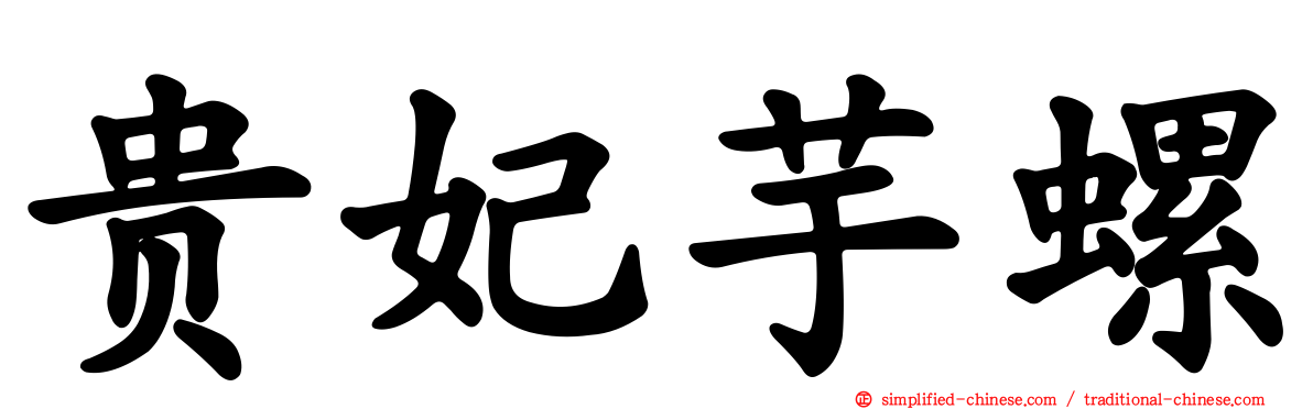 贵妃芋螺