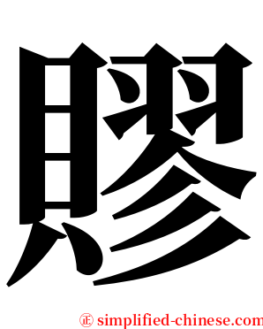 賿 serif font