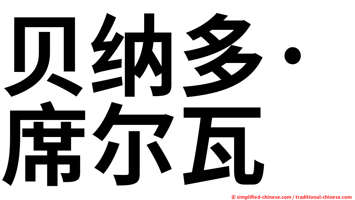 贝纳多·席尔瓦