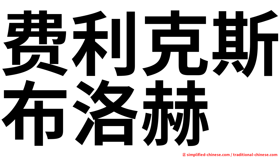 费利克斯布洛赫