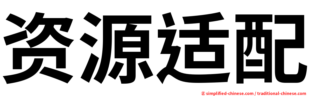 资源适配