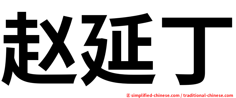 赵延丁