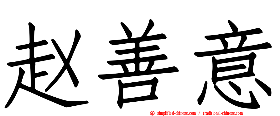 赵善意