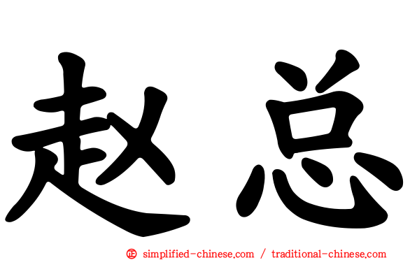赵总