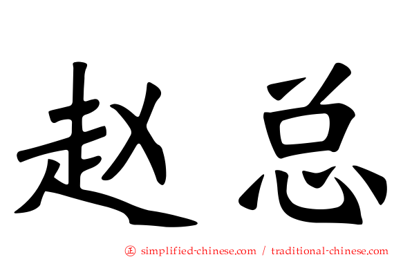 赵总