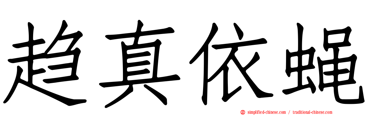 趋真依蝇