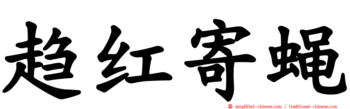 趋红寄蝇