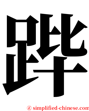 跸 serif font