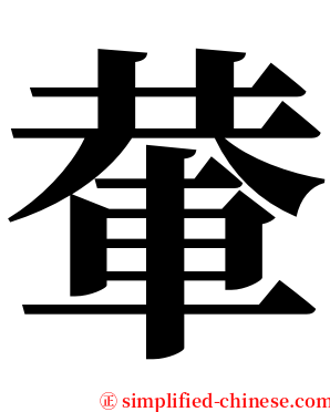 輂 serif font