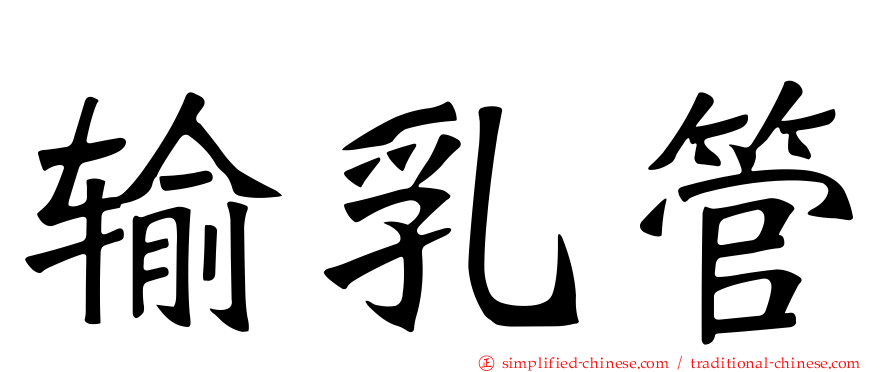 输乳管