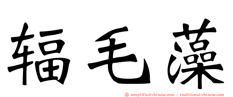辐毛藻