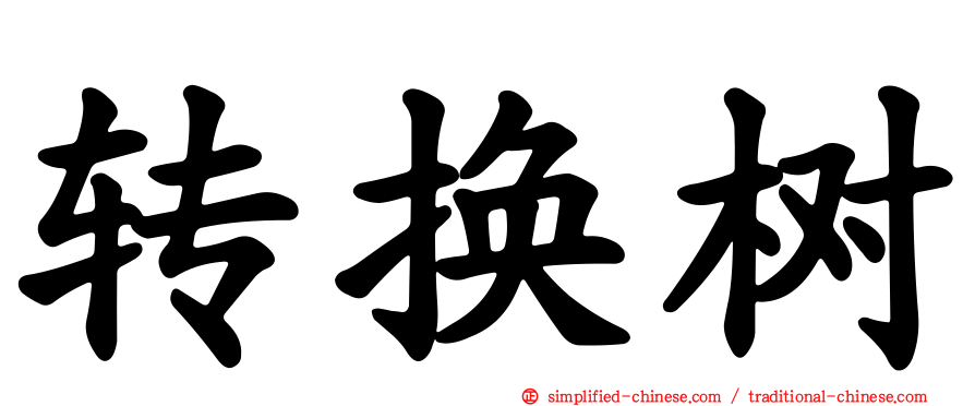 转换树