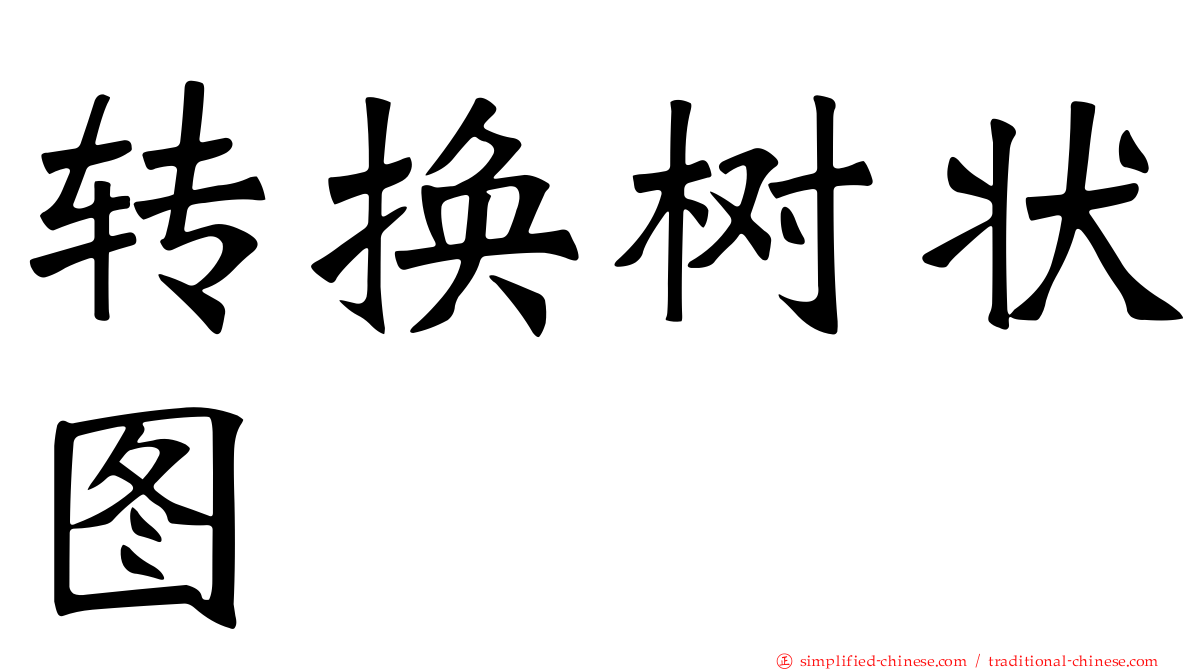 转换树状图