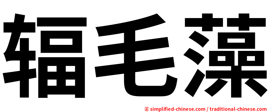 辐毛藻