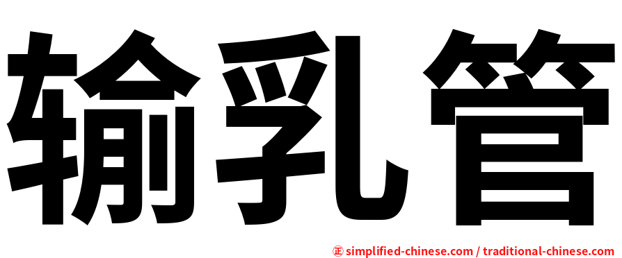 输乳管