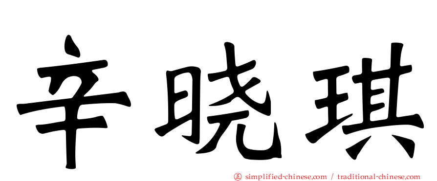 辛晓琪