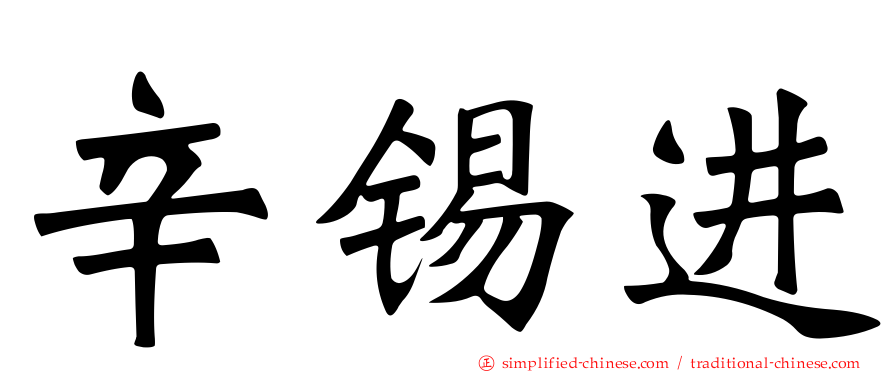 辛锡进