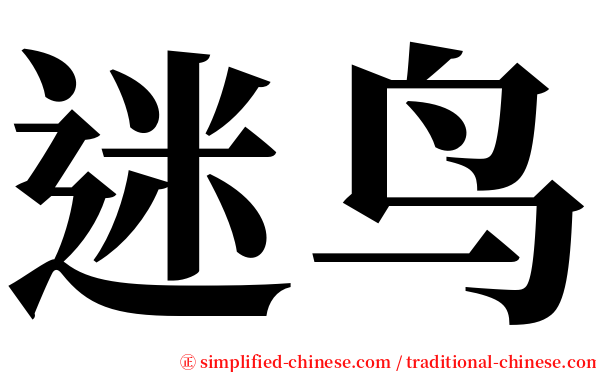 迷鸟 serif font