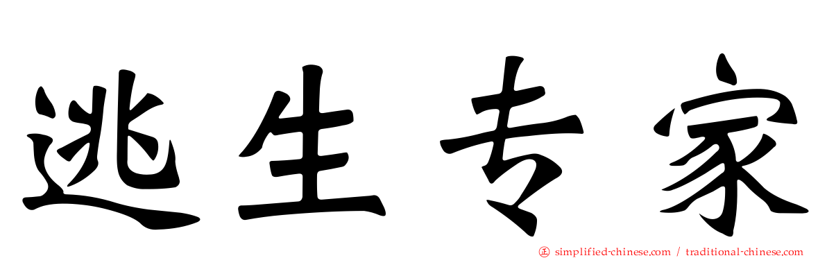 逃生专家