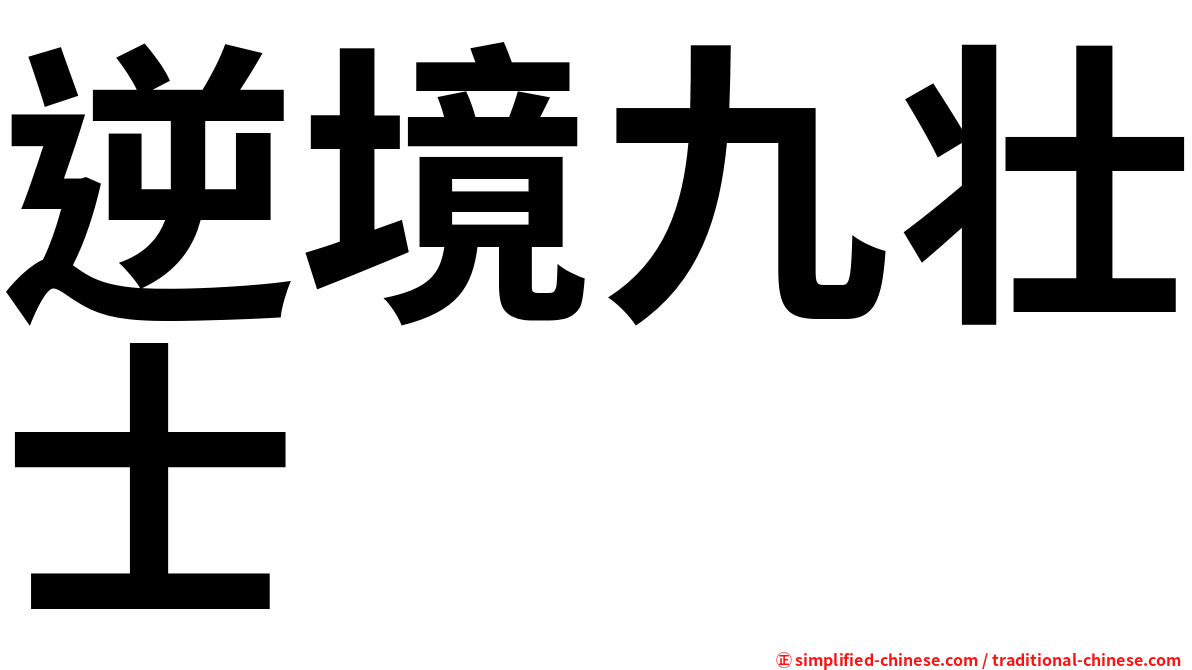 逆境九壮士