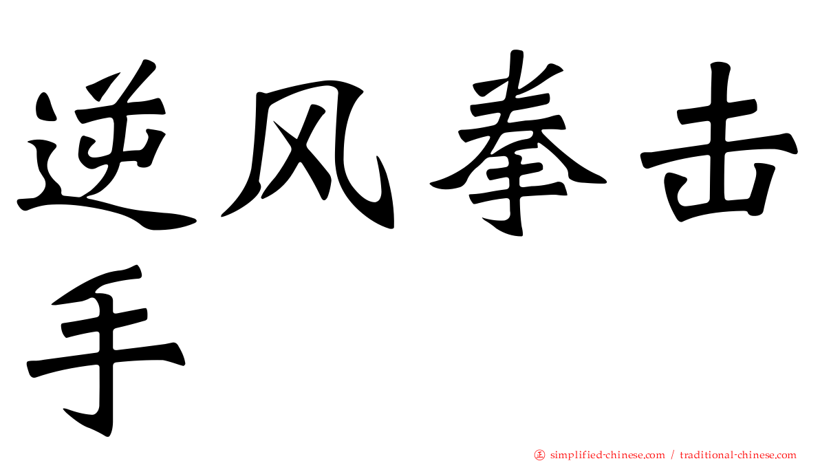 逆风拳击手