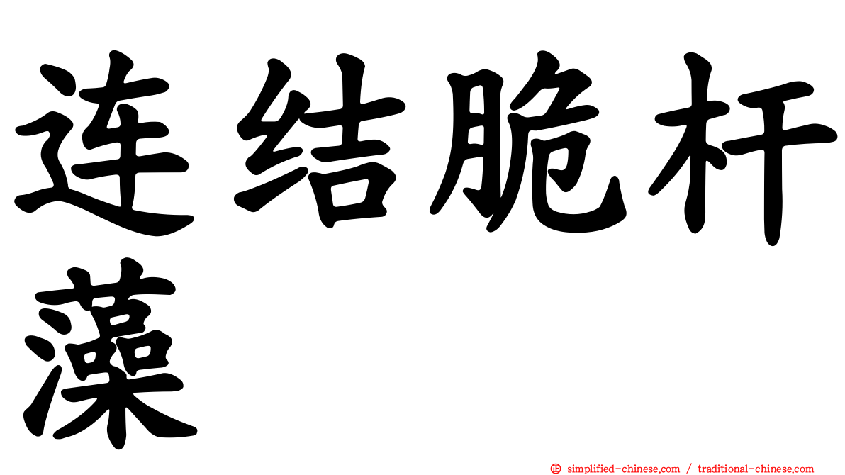 连结脆杆藻