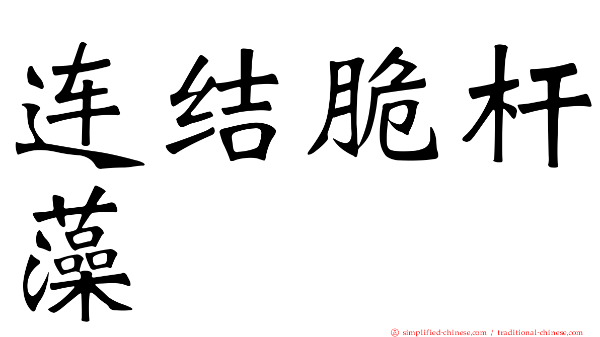连结脆杆藻