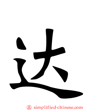 达