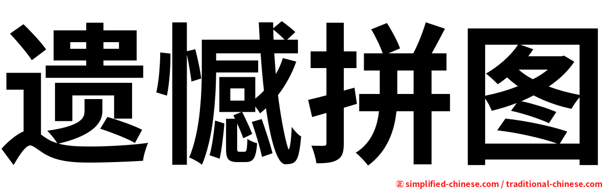 遗憾拼图