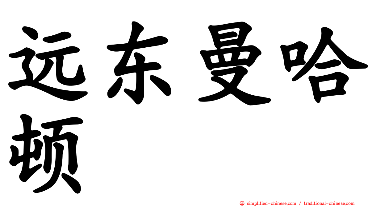 远东曼哈顿