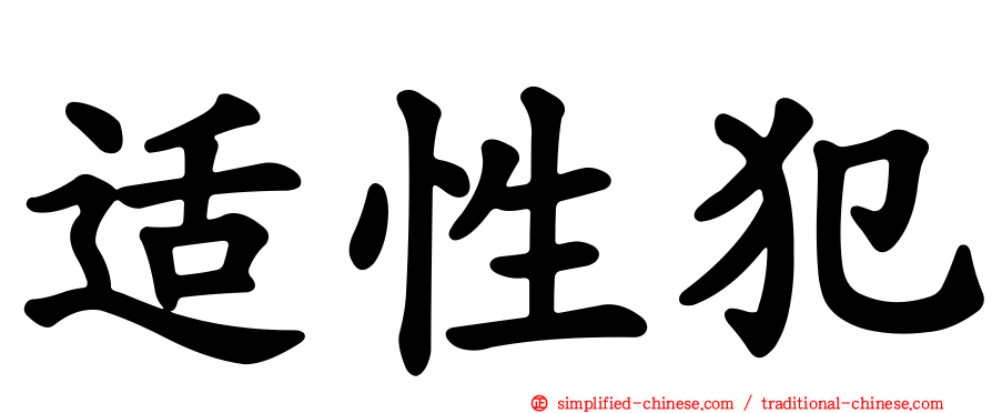 适性犯