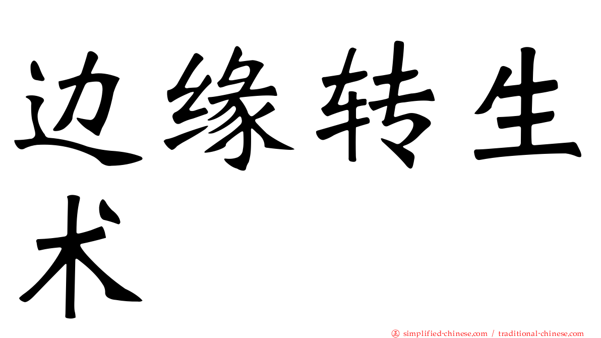 边缘转生术
