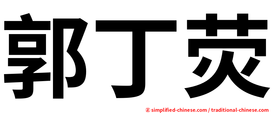 郭丁荧