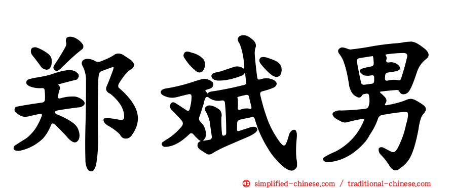 郑斌男
