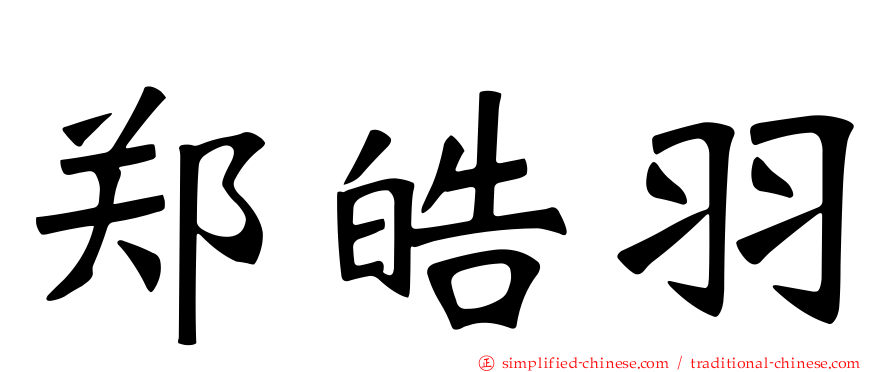 郑皓羽