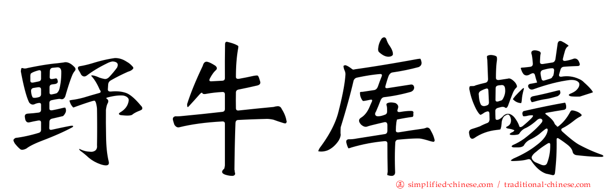 野牛库蠓